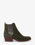 Rove Suede Boot in Khaki/Pewter