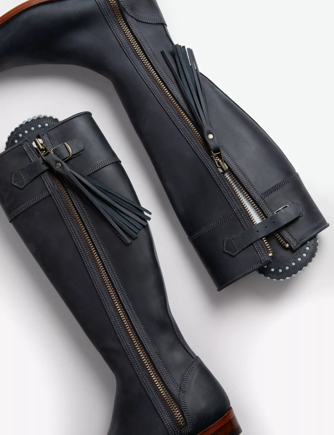 Riding Tassel Boot Slate Women s Boots Penelope Chilvers